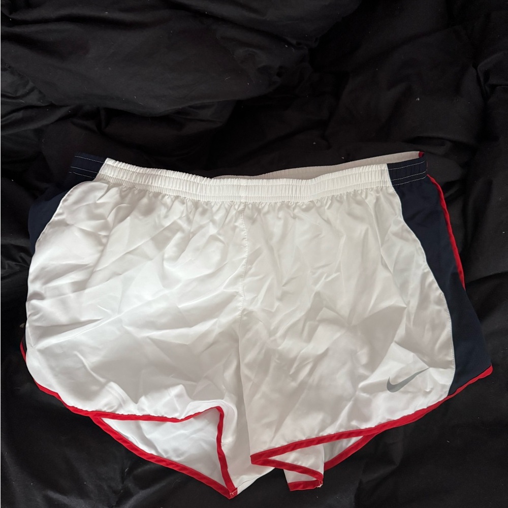 White Blue Red Nike Shorts